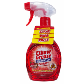Засіб для миття посуду Elbow Grease Washing Up Spray Apple & Cinnamon, 500 мл